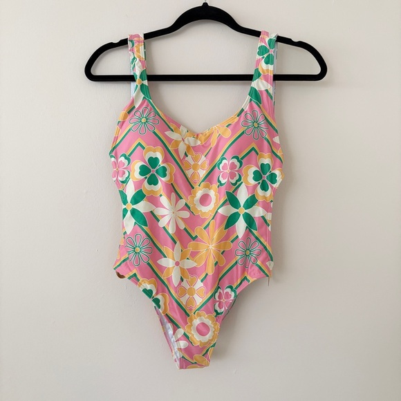 NWOT Kenny Flowers The Acapulco Swimsuit Backless One Piece - Picture 5 of 15